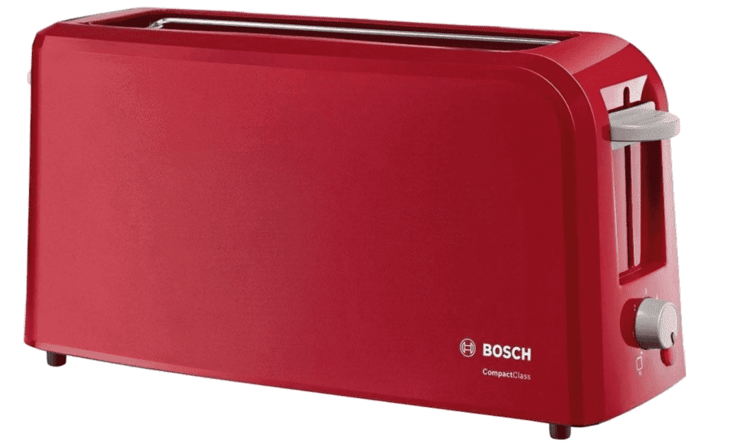 Тостер BOSCH TAT3A004 980Вт красный, Германия